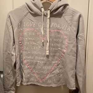 forever 21 cropped hoodie